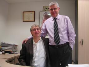 Prof. Tobias Welte i Prof. Antoni Torres