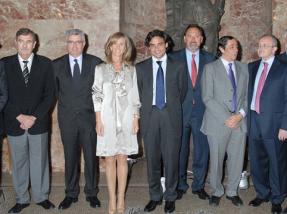 Doctor Antoni Torres, Cristina Garmendia, Lilly 2009 prizes.